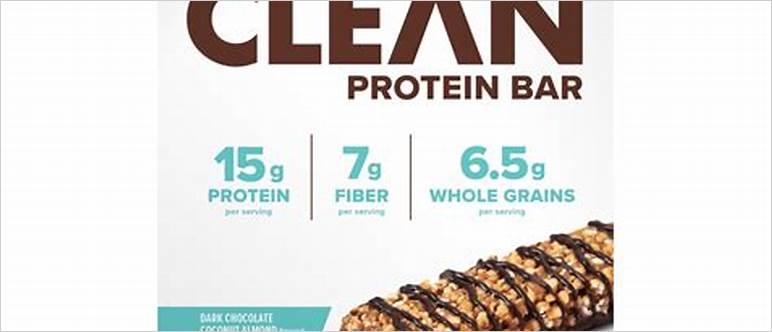 Clean protein bar